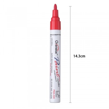 1 Pc Color Metal Oil Rubber Tread Car Tyre Waterproof Paint Marker Pen Set Permanent Car Tyre Tread Environmental Tire Painting