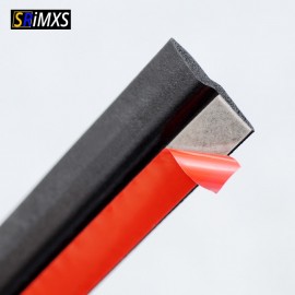 Car Door Sealing Strip 4Meter Z type Door Seal Car Door Weatherstrip Z Seal Sound Auto Rubber Edging Trim Noise Insulation