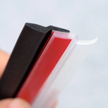 Car Door Sealing Strip 4Meter Z type Door Seal Car Door Weatherstrip Z Seal Sound Auto Rubber Edging Trim Noise Insulation
