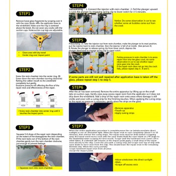 DIY Car Glass Repair Tool Windshield Repair Kit Window Screen Polishing Car-styling Auto Maintenance Sets For Chip Crack