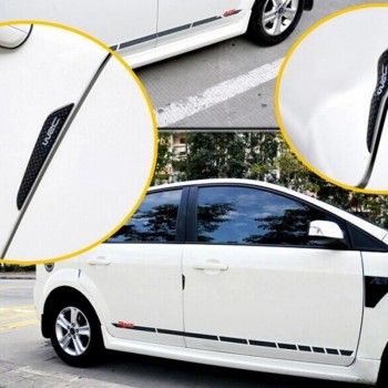 New Universal Car Door Crash-Proof Stickers Tape Styling Carbon Fiber Adhesive Tapes 4pcs/Set