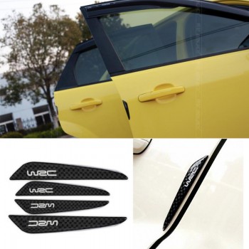New Universal Car Door Crash-Proof Stickers Tape Styling Carbon Fiber Adhesive Tapes 4pcs/Set