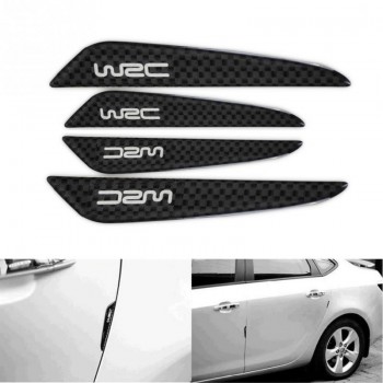 New Universal Car Door Crash-Proof Stickers Tape Styling Carbon Fiber Adhesive Tapes 4pcs/Set