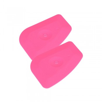 2pcs Multilateral mini pink ABS squeegee corner scraper Vehicle Film Window Tint Glass Decal Applicator Car Headlight Tools
