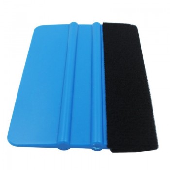 Car Vinyl Film wrapping Tools Blue Scraper squeegee with Felt Edge Size 12.5cm*8cm Car Styling Stickers Accessories