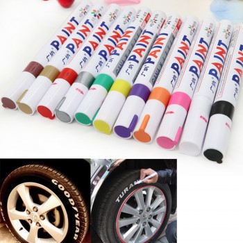 WUPP New arrival Car Waterproof Permanent Paint Marker Pen Tyre Tire Tread Rubber Metal Acces Car-Styling 2019#