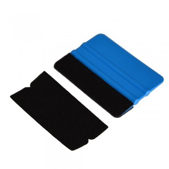 EHDIS Vinyl Car Film Wrap Tool 3pcs Blue Plastic Squeegee+10pcs Fabric Felt Window Tint Scraper Household Car Cleaning Tools