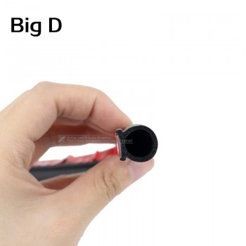 MYXDEC 4M PZDB Type Car Seal Strip Auto Door Window Trunk Seal Dustproof Sound Insulation EPDM RUBBER Strips Styling