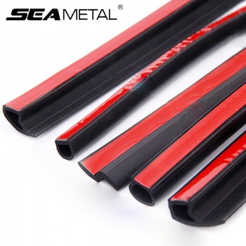 4Meter Car Door Seal Strip Stickers Anti-Dust Soundproof Sealing Big D Z P Type Noise Insulation Auto Interior Accessories Goods