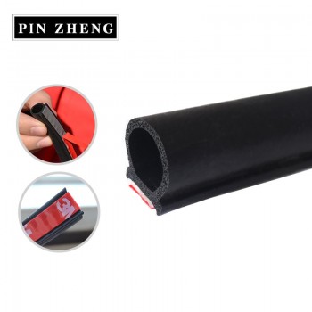 4M D Type Car Sealing Strip Auto Door Window Trunk Automotive Seal Dustproof Sound Insulation Rubber Strips Also applies to home