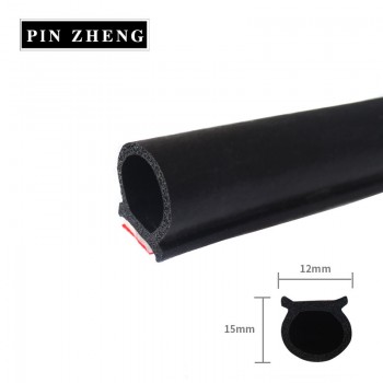 4M D Type Car Sealing Strip Auto Door Window Trunk Automotive Seal Dustproof Sound Insulation Rubber Strips Also applies to home
