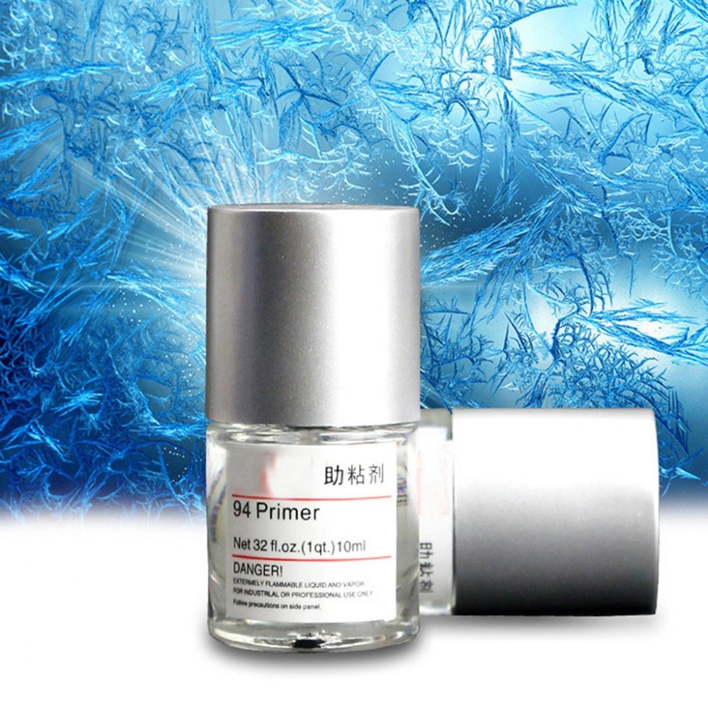 Powerful 1PC 10ML 94 Primer Double-sided Adhesive Adhesion Promoter Adhesive Car plastics windshield cracked glass repair kit