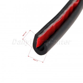 Car-styling 5M Auto Car Door Moulding Rubber Sealing Strip Anti-scratch Sticker Trim Guard Edge Protector Strip Cover Protection