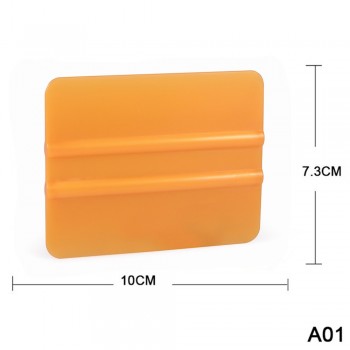 EHDIS  Gold Squeegee Car Sticker Install Scraper Tools Vinyl Car Film Wrap Plastic Scraper Window Tints Tools 10x7.3cm A01G