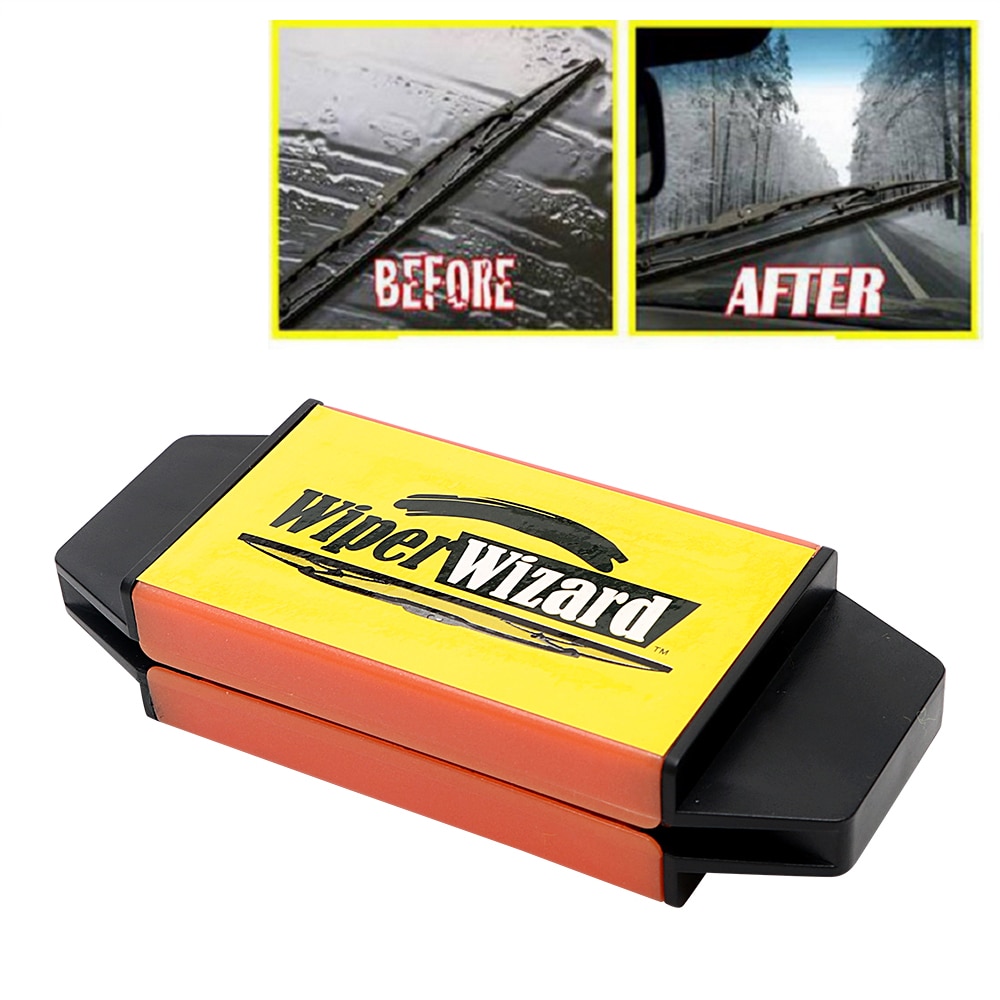 Car Windshield Wiper Wizard Blade Restorer with 5pcs Wizard Wipes Wiper Cleaning Brush Van Windscreen Cleaner Car-Styling