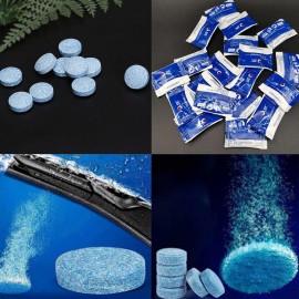 10pcs/set Condensed Effervescent Tablet Wiper Water Solid Wiper Concentrated Super Auto Glass Conventional Cleaner
