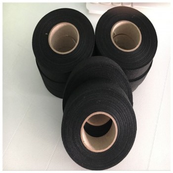 19mmx15m Car Auto Wiring Harness Flannel Adhesive Felt Tape Black Fabric Insulated High Temperature Resistant Adhesive Tape