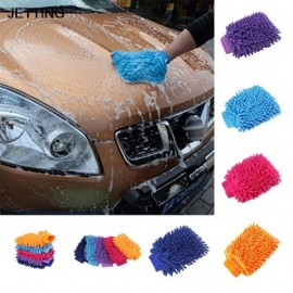 JETTING 1 pcs Car Window Cleaning hot Ultrafine Fiber Chenille Anthozoan Car Wash Gloves Car Washer Supplies