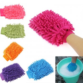 JETTING 1 pcs Car Window Cleaning hot Ultrafine Fiber Chenille Anthozoan Car Wash Gloves Car Washer Supplies