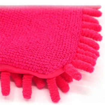 JETTING 1 pcs Car Window Cleaning hot Ultrafine Fiber Chenille Anthozoan Car Wash Gloves Car Washer Supplies