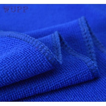 New Practical 10Pcs Blue Soft Absorbent Wash Cloth Car Auto Care Microfiber