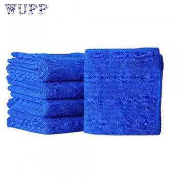 New Practical 10Pcs Blue Soft Absorbent Wash Cloth Car Auto Care Microfiber