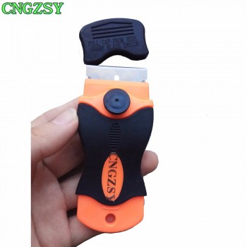 Window Tint Tool Ceramic Glass Oven Paint Razor Scraper Glue Sticker Clean Removing Squeegee 1.5 Blade Plastic handle E12+20M