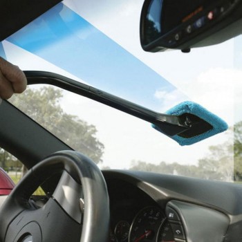 BEST Handy Microfiber Car Window Dust Fog Moisture Cleaner Wash Brush Windshield Towel Washable Car Cleaning Tool