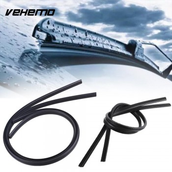 Black Durable Universal Windshield Wiper Blade Refill Car Exterior Window Replacement Windshield Wiper Blade Accessories