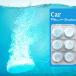 6pcs/pack Car Solid Wiper Fine Seminoma Wiper Auto Window Cleaning Car Windshield Cleaning Glass Cleaner Car Care Washing Tools