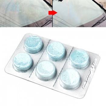 6pcs/pack Auto Window Cleaning Car Solid Wiper Fine Seminoma Wiper Car Windshield Washing New Glass Cleaner