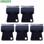 5pcs black mini razor scraper 5*4cm for Removing Stickers Film Glue Removal Car House Floor Cleaning mobile screen cleaning 5E18
