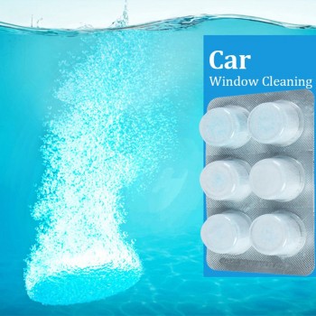6pcs/pack Glass Cleaner Car Auto Window Cleaning Car Solid Wiper Fine Seminoma Wiper Car Windshield Cleaning Car Accessories