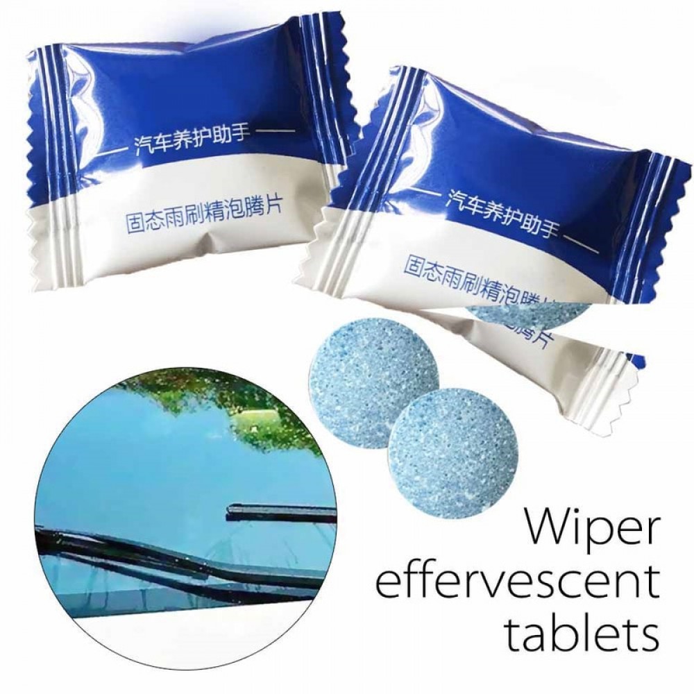 5pcs Concentrated Effervescent Tablets High-performance Cleaning Decontaminate Car Windshield Nursing Household Cleaner