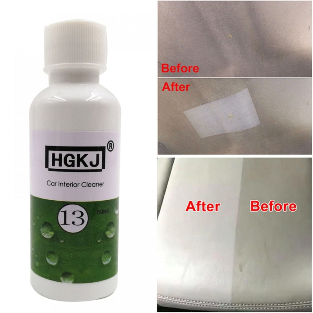 50ml HGKJ-13 High Concentrated Car Interior Cleaning Agent Dropshipping Pro Auto Seat Plastic Foam Cleaner TSLM1