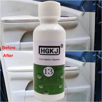 50ml HGKJ-13 High Concentrated Car Interior Cleaning Agent Dropshipping Pro Auto Seat Plastic Foam Cleaner TSLM1