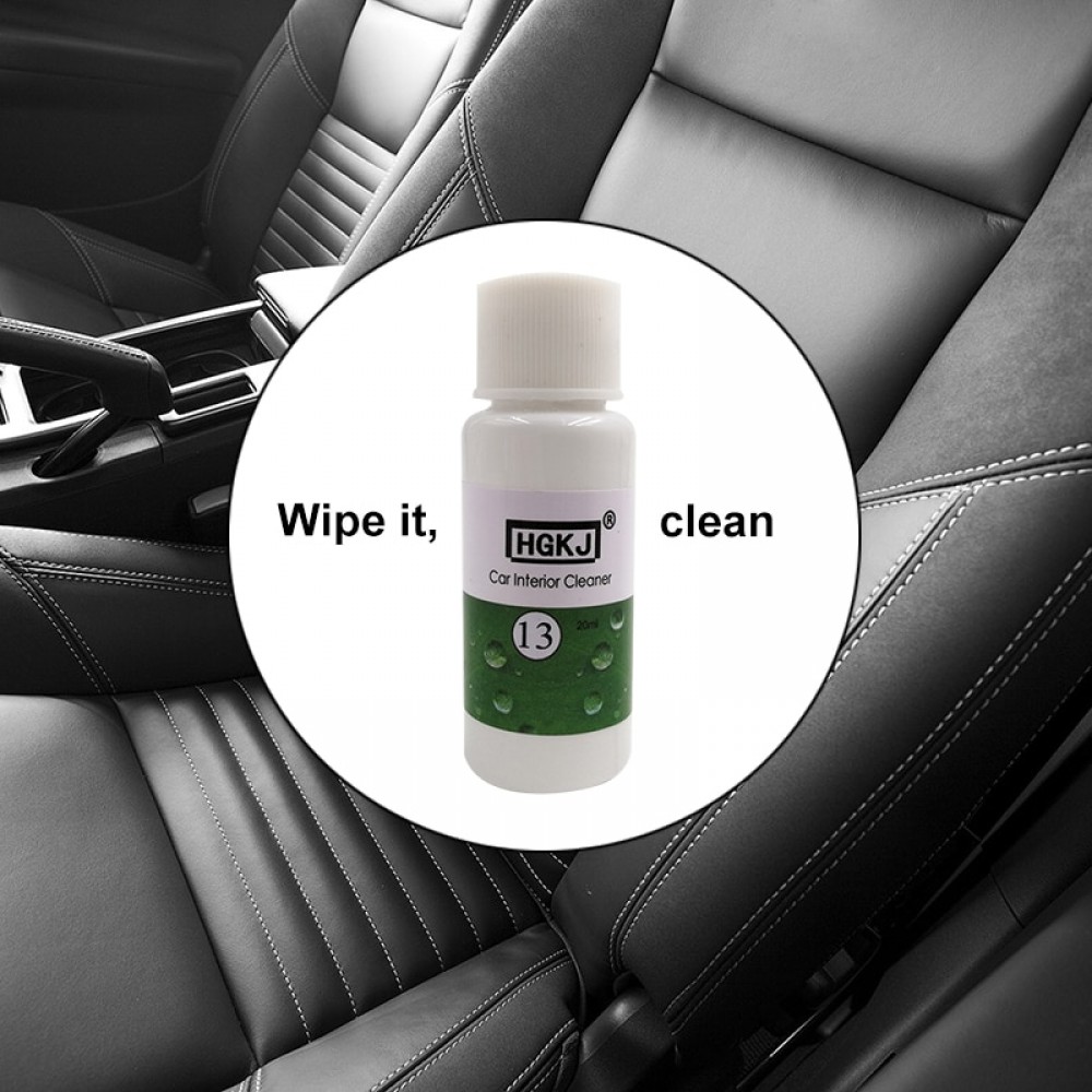 1PC HGKJ-13 20ML Car Interiors Cleaner Dropshipping High Concentrated Auto Seat Plastic Foam Cleaning Agent TSLM1