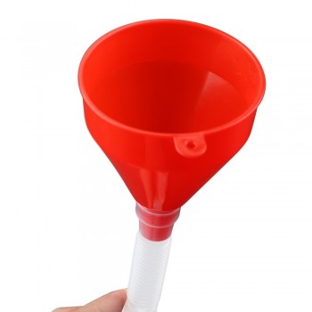 2 in 1 Plastic Water Tank Funnel Fuel Gasoline Petrol Diesel Funnel Flexible For Car Motorcycle Truck Vehicle Auto Accessories