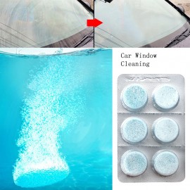 6pcs/pack Glass Cleaner Car Auto Window Cleaning Car Solid Wiper Fine Seminoma Wiper Car Windshield Cleaning Car Accessories