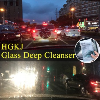 2018 New Fashion HGKJ Car Glass Oil Film Scratch Removing Cleaning Sponge Dropship 9.19