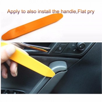 12pcs/set Professional Vehicle Dash Trim Tool Car Door Panel Audio Dismantle Remove Install Pry Kit Refit Set Repairing Tool K01