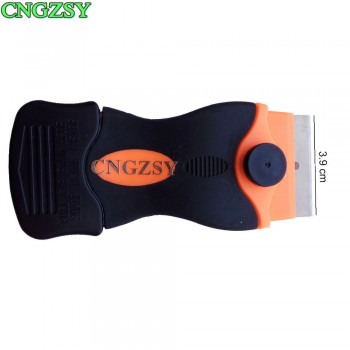 CNGZSY Razor Scraper Replacement Blades Ceramic Oven Glue Sticker Remover Car Wrap Glass Cleaner Window Tinting Tools 2E12+E13