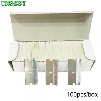 CNGZSY Razor Scraper Replacement Blades Ceramic Oven Glue Sticker Remover Car Wrap Glass Cleaner Window Tinting Tools 2E12+E13