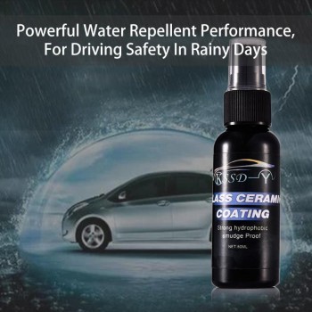 50mL/bottle Car Auto Windscreen Windshield Window Rain Repellent with Towel Auto Glass Washing Cleaning Sprayer Liquid