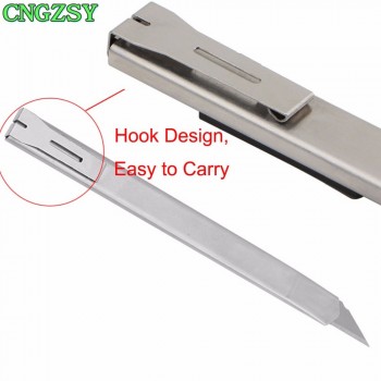 CNGZSY 10pcs Vinyl Film Cutting Knife Mini Stainless Steel Pocket School Office Stationery Cutter Paper Graphics Diy Knife 10E02