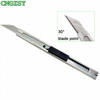 CNGZSY 10pcs Vinyl Film Cutting Knife Mini Stainless Steel Pocket School Office Stationery Cutter Paper Graphics Diy Knife 10E02