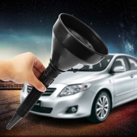 2pcs/set ABS Water Tank Funnel Fuel Gasoline Petrol Diesel Funnel Flexible For Motorbike Auto Car Light Weight Auto Accessories