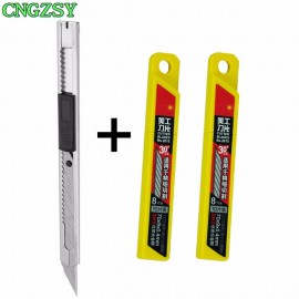 CNGZSY Art Utility Knife Sharp 30 Degree Stainless Steel Razor Blade Paper Craft Diy Snap-off Knife Car Film Vinyl Cutter K25