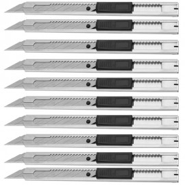 CNGZSY 10pcs Art Utility Knife Office School Stationery Household Paper Cutter DIY Sign Making Car Vinyl Film Cutting Tool 10E02