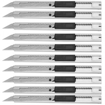 CNGZSY 10pcs Art Utility Knife Office School Stationery Household Paper Cutter DIY Sign Making Car Vinyl Film Cutting Tool 10E02